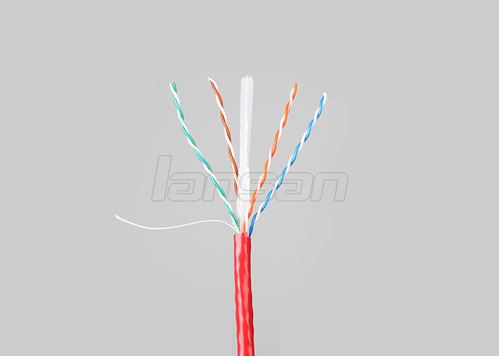 LSZH PVC 305m UTP Cat6 Ethernet Cable 23 America Guage Wire Al Foil