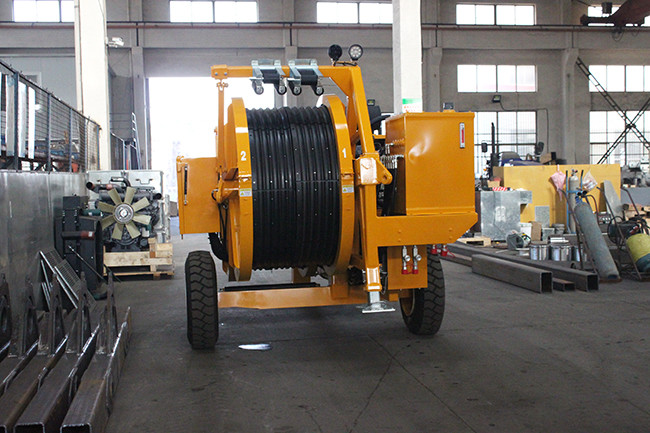 TY2x35 Hydraulic Cable Tensioner Transmission Line Stringing Equipment For Construction