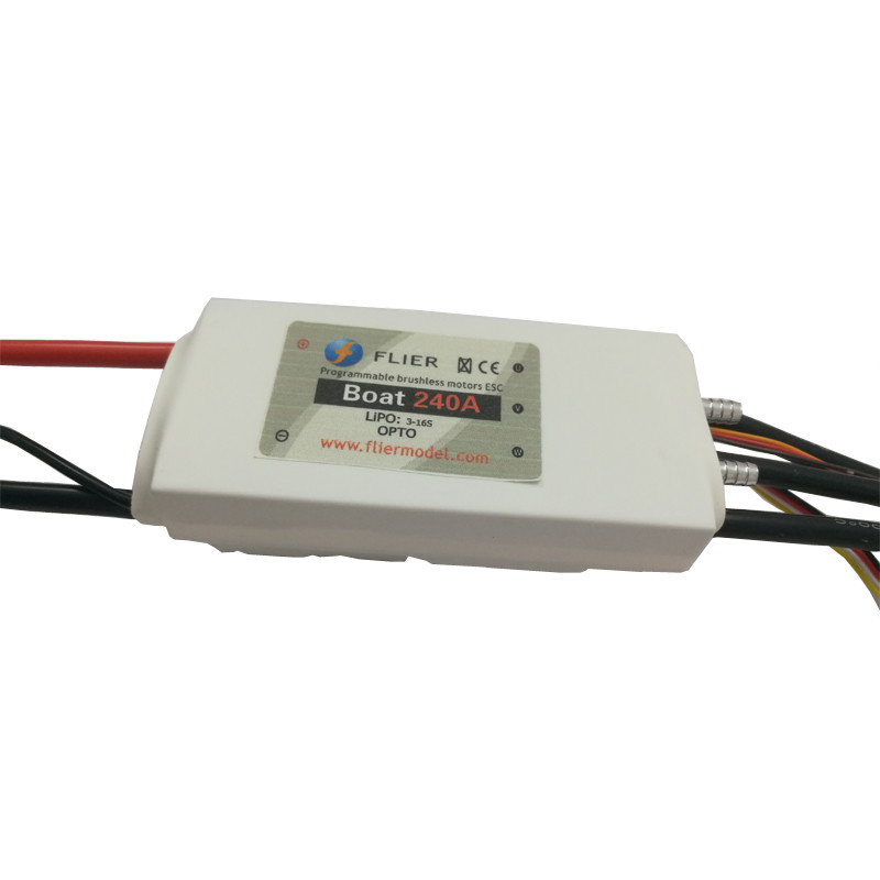 OPTO BEC Mosfet RC Boat ESC HV 16S 240A With Program Software