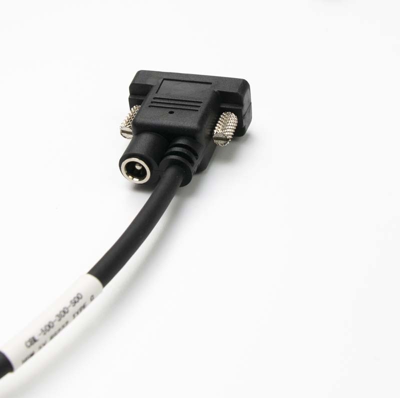 RS232 DB9 Male To Rj45 Cable Coiled 3M Length 5V Black Color