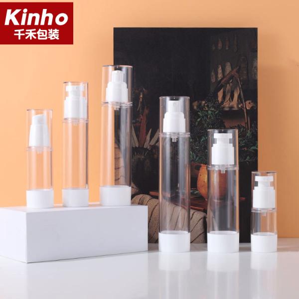 Travel Cosmetic Airless Bottle 15-120ml Airless Pump Spray Bottle Serum