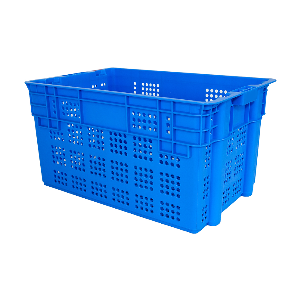 Practical Iron Handled Home Kitchen Storage Crate for Organizing Vegetables and Fruits