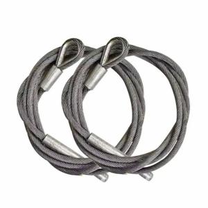 Galvanized Crane Wire Rope 6*26 6*37 Lifting Slings Loop Handling Slings for