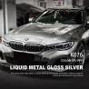 Buy cheap K076 Liquid Metal Glossy Silver TPU Color Car Paint Protection Film Wapping Car from wholesalers