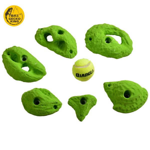 6pcs Durable GRP/PU Rock Climbing Holds Stone Boulder Professional Climbing