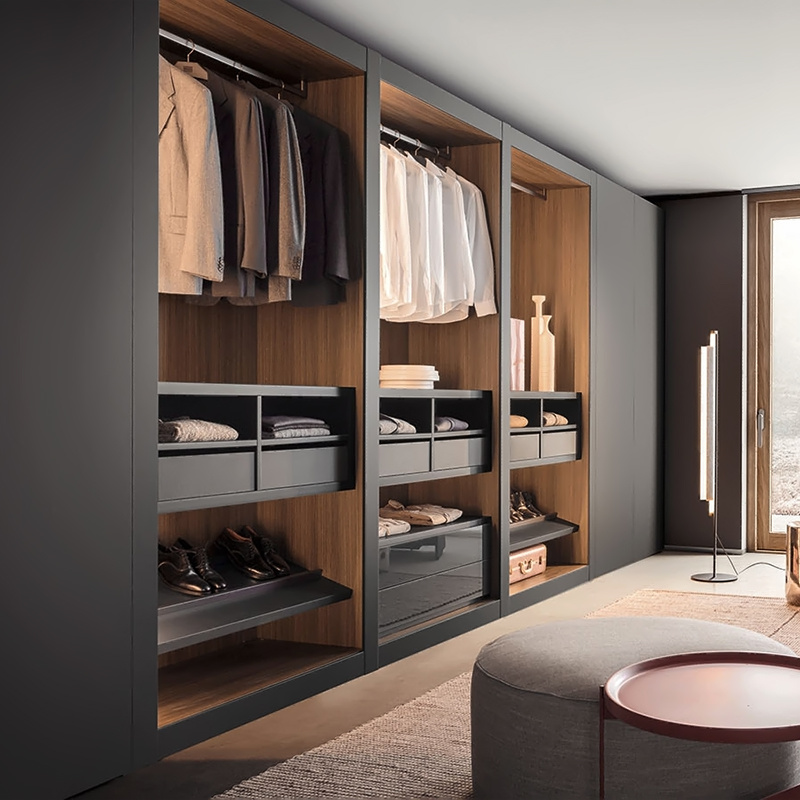 Modern Design Wooden Bedroom Closet End Furniture for Bedroom Renovation