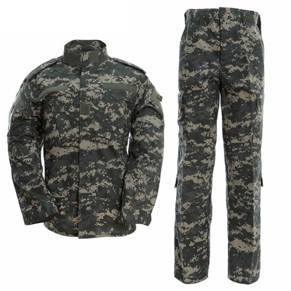 S-XXXL Outdoor Hiking Work Training Suit Long Sleeve Shirts Trousers ACU Men