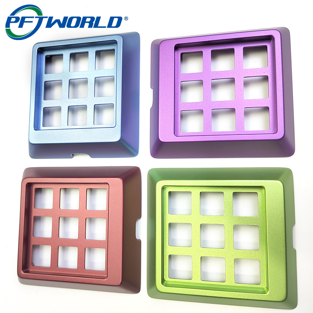 Metal Aluminium CNC Machining Components CNC Turning Parts Mechanical Keyboard Case Kit