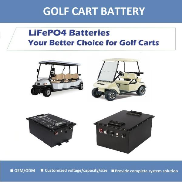 48v Golf Cart Lithium Ion Batteries 50ah 100ah 105ah 150ah Lifepo4