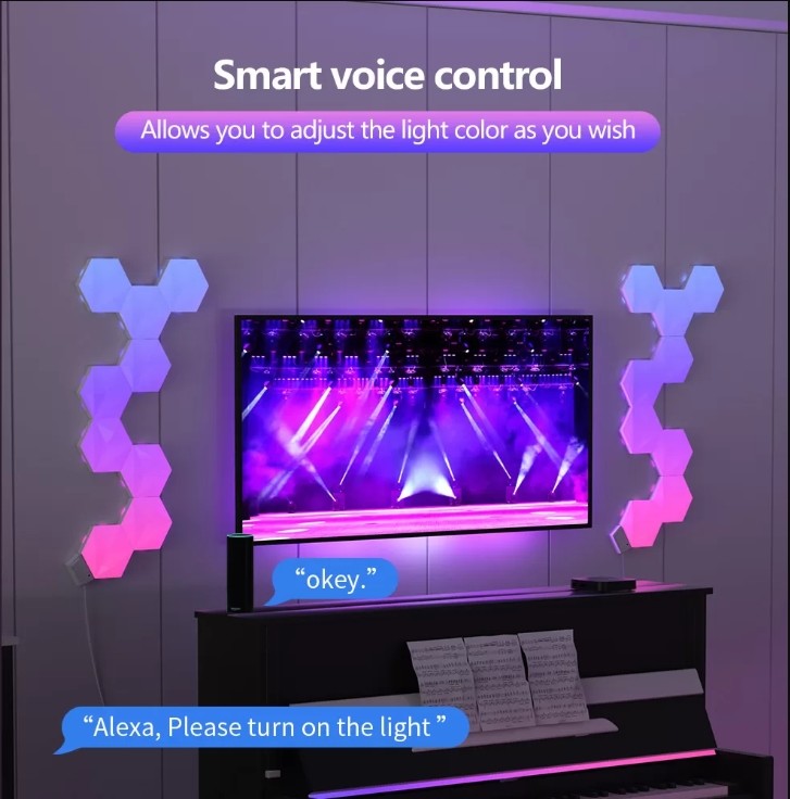 Adjustable 24V Gaming Light Kit Kit With 50000 Hours Color Changing Breathing Modes