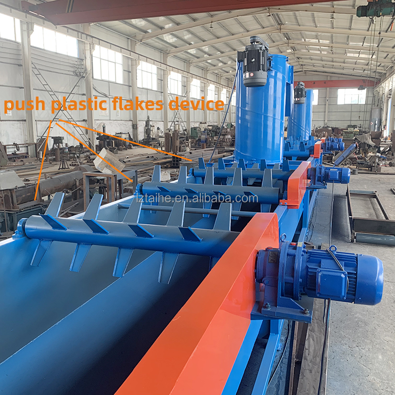 Motor-Driven Waste Plastic Crushing Washing Line Recycling Machine For PP PE Film