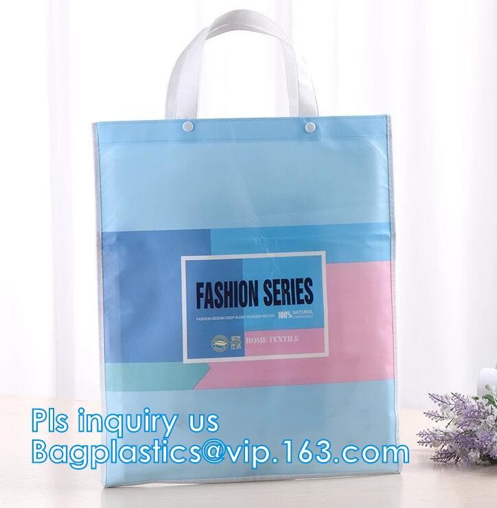 fashion custom pvc shopping bag with your logo, eco-friendly transparent shopping bag by machine for cosmetic gift cheap