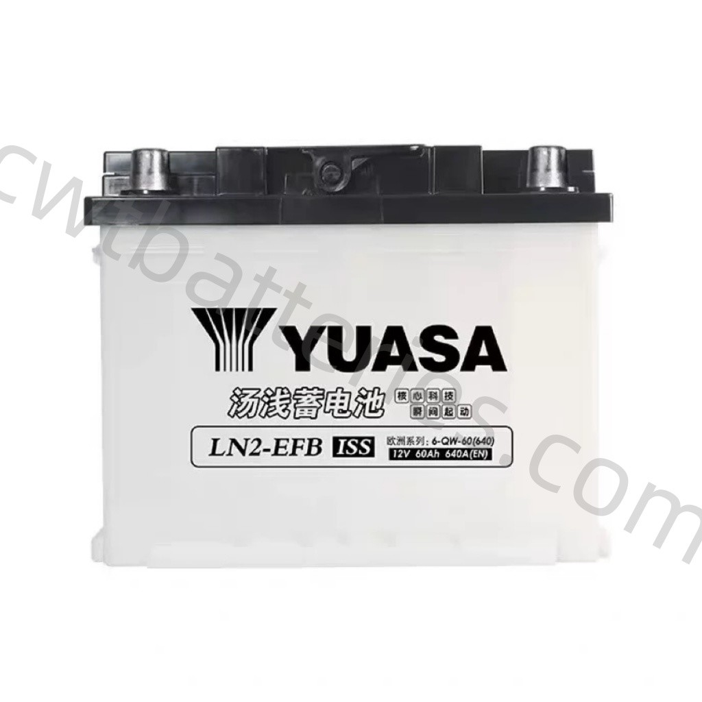 ISS Active Motorcraft Car Battery 12V 60Ah YUASA LN2-EFB For Stop Vehicles