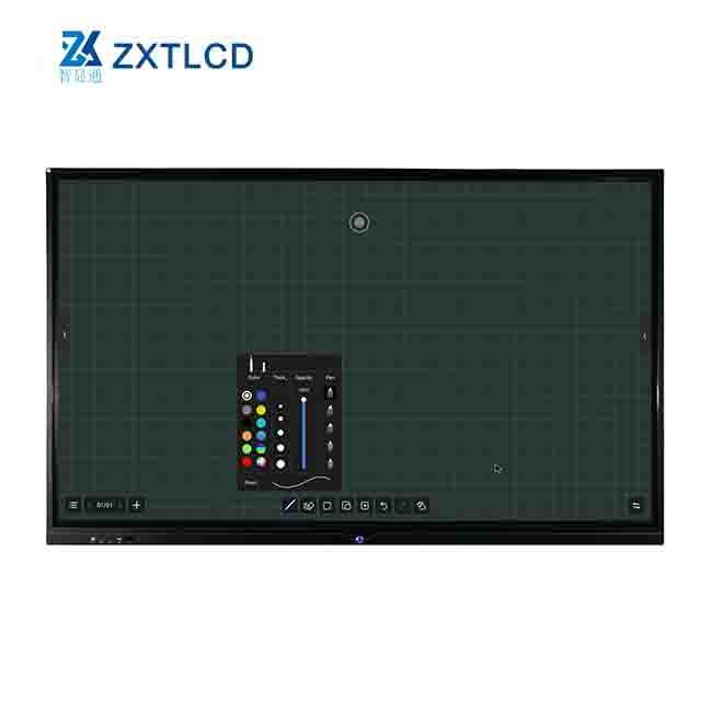 Pen Touch 4K Smart Board Dual OS 86 Interactive Display For Teaching