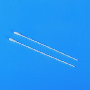 Polyester Fiber Testing Rayon Tipped Sampling Swab Can Be Broken At Will 15x150