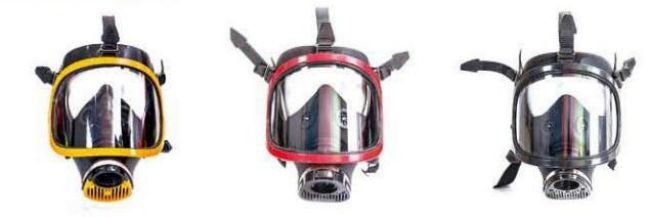 Fire Resistant Full Face Respirator Protection Silicone Anti Fog Reusable Respirator Mask