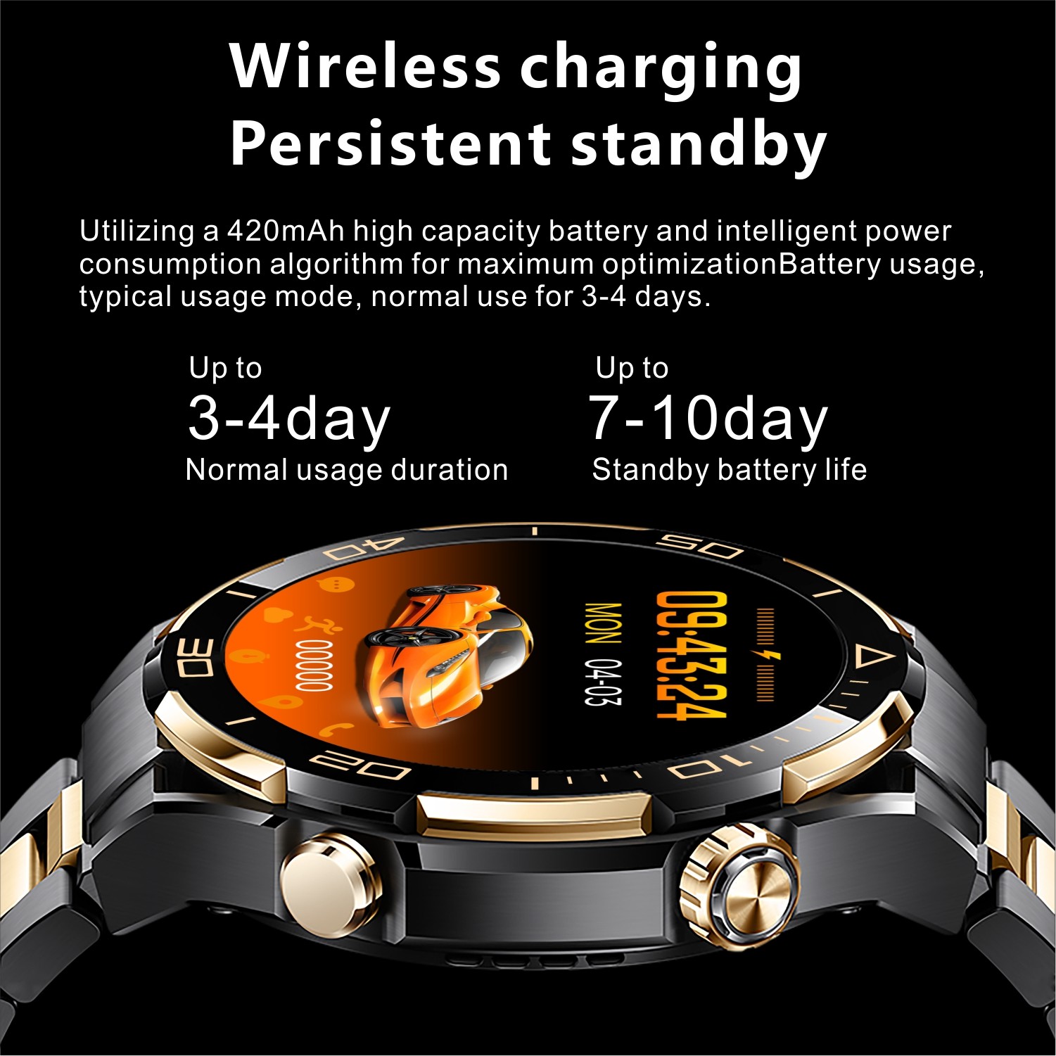 S30 MAX 1.62Inch BT Call Outdoor Smart Watch Amoled Display Compass NFC For Men