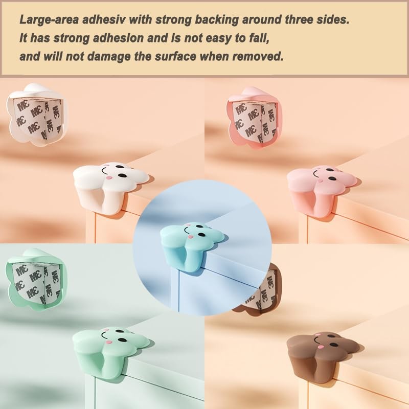 Kids Food Grade Silicone Corner Protectors Furniture Corner Guard Edge Safety Bumpers Adhesive
