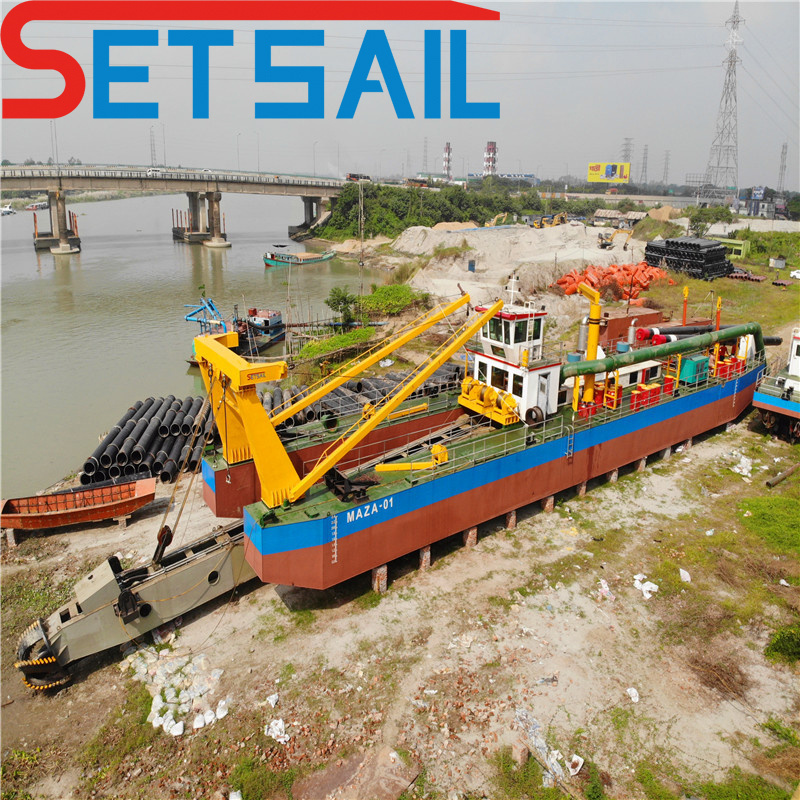 Hydraulic Canal Ports Dredging Machine Lakes Dams Cutter Suction Dredger