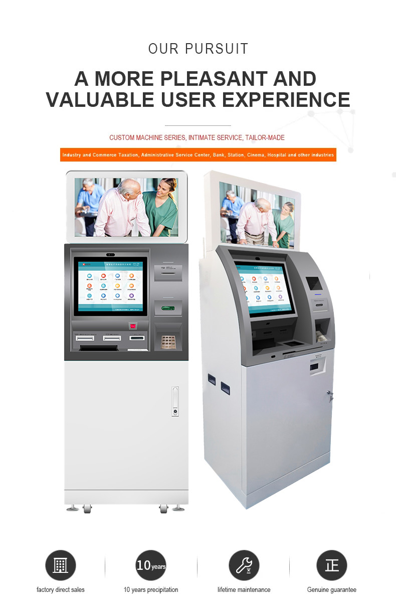 Ce/Fcc/Rohs 23.8 Inch And 17 Inch Floor Standing Vertical Self Service Report Print Terminal