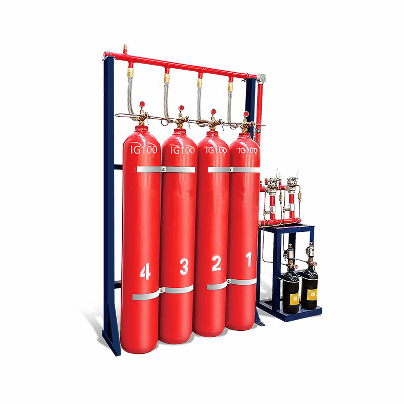 High Safety IG100 Inert Gas Fire Prevention System Environmentally Friendly