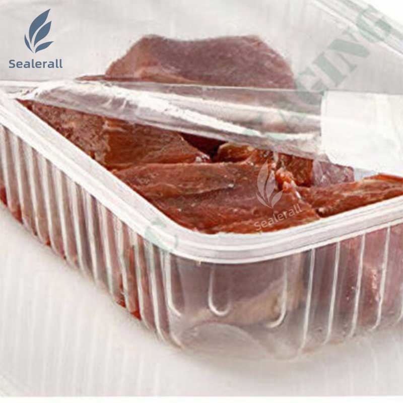 Electric Cooked Pork Automatic Tray Sealing Machine Packaging Sealer Machine
