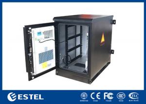  Heat Insulated Wall Mount Steel Outdoor Telecom Cabinet With Air Conditioner Cooling Manufactures