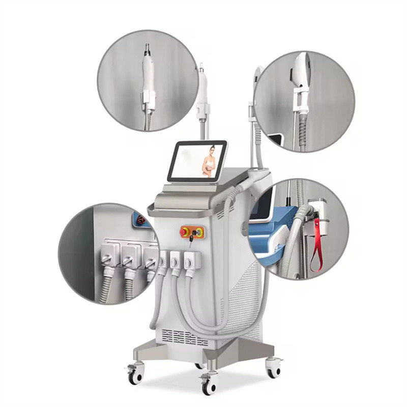 Vertical Multi-functional 808nm ND YAG IPL Laser Machine for Hair Removal Skin Care