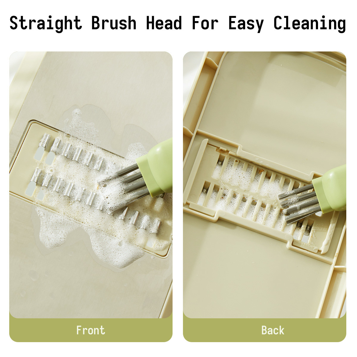 11CM Safety Guard Handle Knives Blade Cleaning Grinding Tools 4 In 1 Cutlery Cleaning Brush