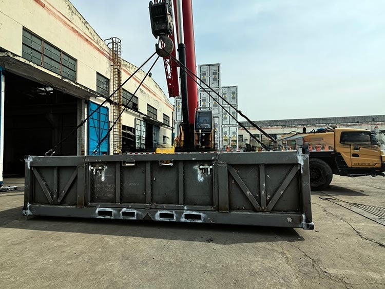 DNV 2.7-1 / ISO 10855 Standard 6.6m Offshore Cargo Basket with 4 Legs Made of Corten Steel and Certified by BV