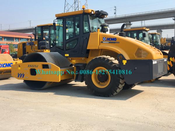 XCMG Road Construction Machinery 22 Ton Single Drum Roller Compactor S223J