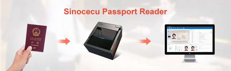 1- Sinosecu Kiosk Passport E-Passport Reader Airport Customs Border Control RFID Reading