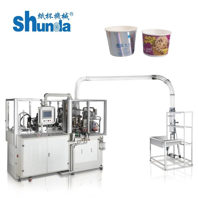 60hz 16kw High Speed Paper Bowl Making Machine With Ultrasonic / Hot Air Sealing