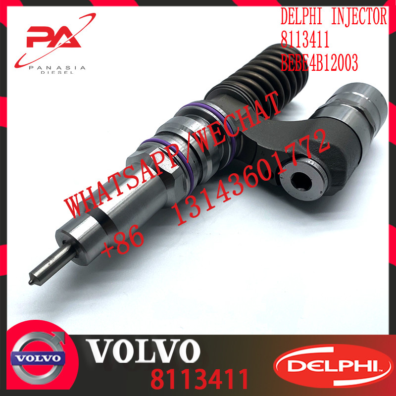 Diesel Engine Fuel injector 8113411 BEBE4B12003 A1 for V-O-L-V D12 3039 US 465 SPEC 345-385 HP
