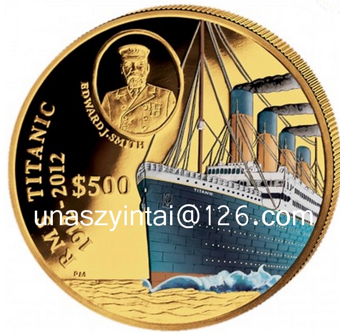 British Famous Titanic Boat Silver Coin