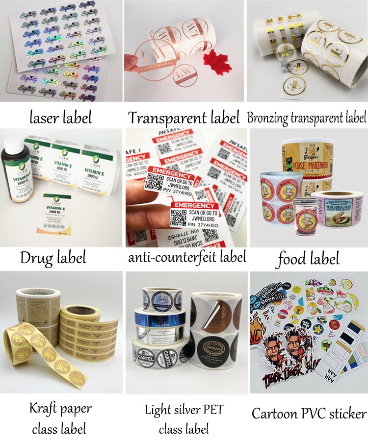 Rectangle UV Printing Blood Bag Sticker For Hospitals
