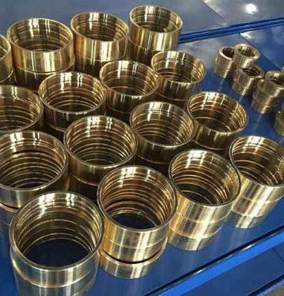 Quality ZCuSn6Zn6Pb3 Cast Bronze Bushings Sleeve Bearings ODM OEM for sale