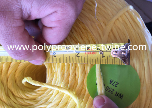 High Breaking Strength 3 Ply Twisted Banana Twine , Fibrillated PP Packing Twine