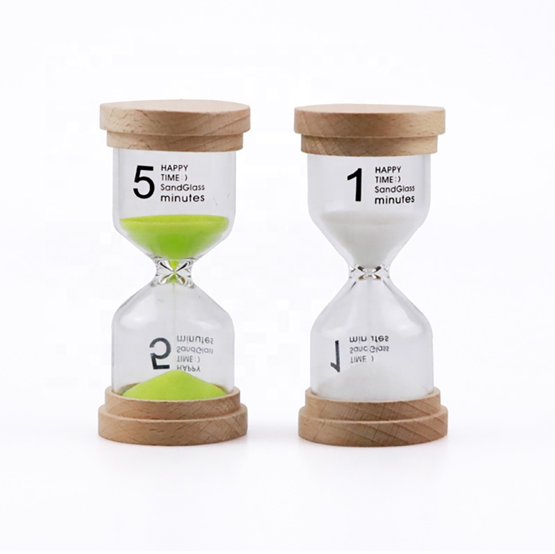 Custom 60 Second Clock to 5 Minutes Sand Timer Hourglass