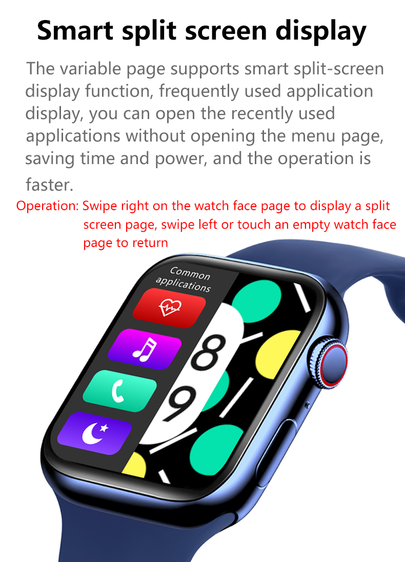 1.6inch Fit Band Watch W13+ Smart Smartband 320*385 App For Iphone 7 8 9 X Pro Series 6