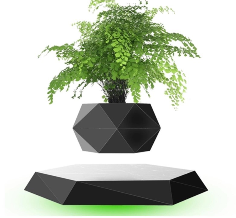 Flower pot Magnetic Levitating Plant pot Air Bonsai Levitating Bonsai Floating Plant