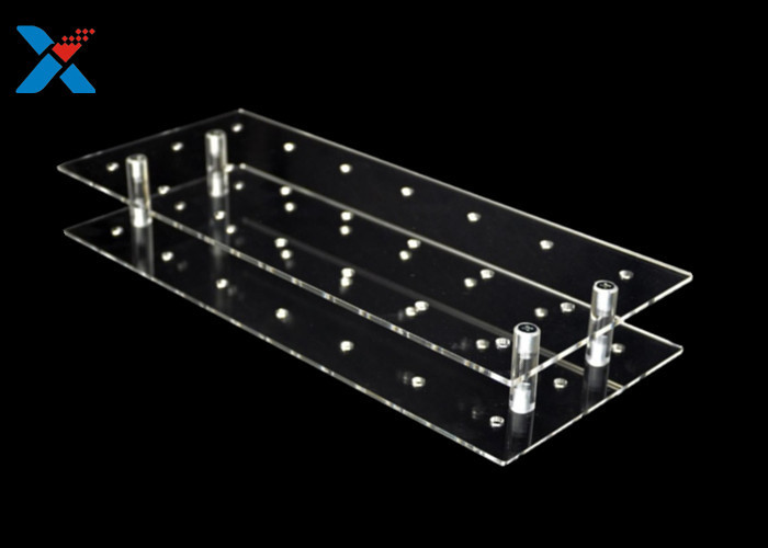 21 Holes Clear Acrylic Cake Pop Stand , Transparent Acrylic Lollipop Stand