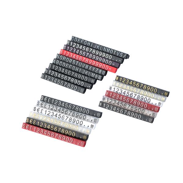 Adjustable Number Counter Stand for Jewelry Market Display Plastic Material