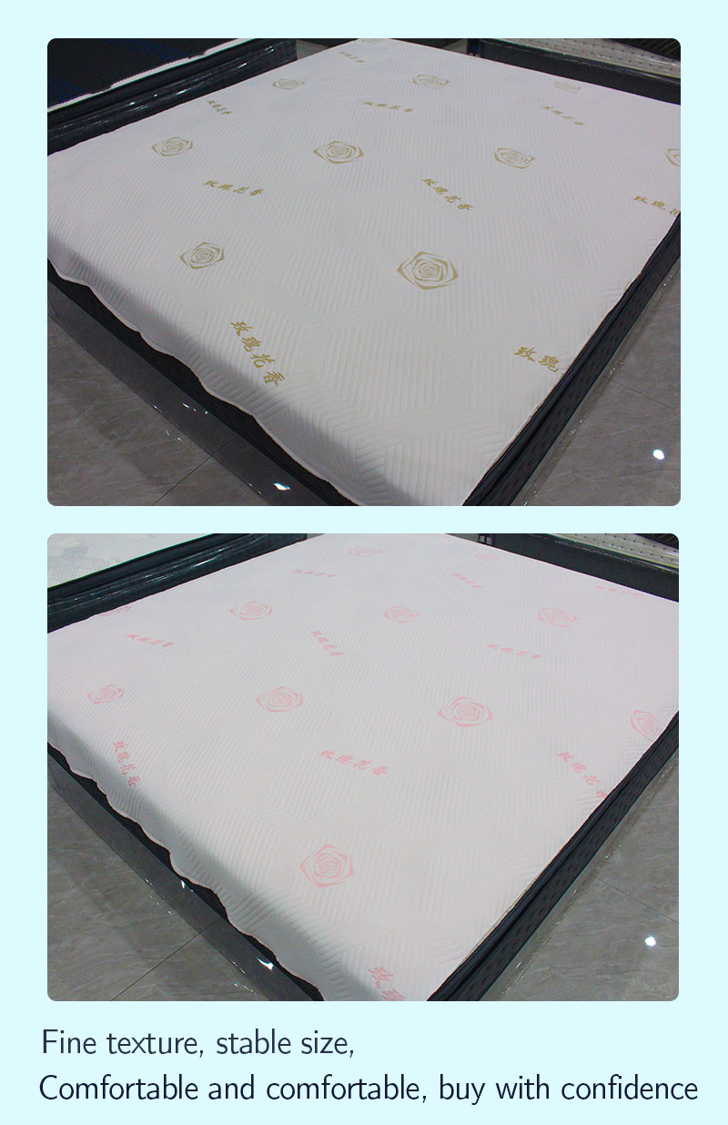Factory direct sales of new polyester knitted jacquard mattress fabric wholesale