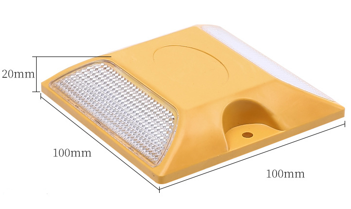 High Reflective Plastic Road Stud Red Cat Eye Road Reflector for Road Safety Measures