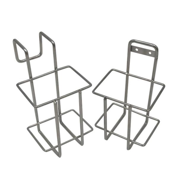 Durable Medical Grade Metal Wall Hanging Baskets Antibacterial Hand Gel Place