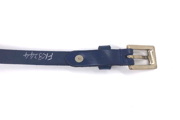 Hexagon Studded Women 's Leather Belts For Jeans With Square Pin Buckle