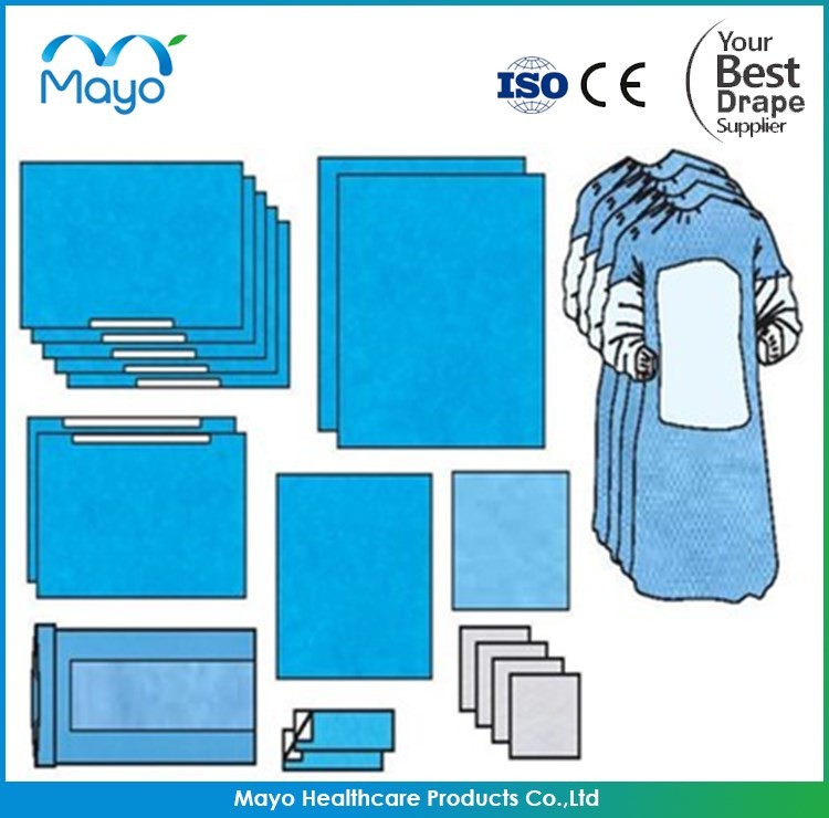 ISO13485 Surgical Drape Pack With Reinforced Absorbing Layer