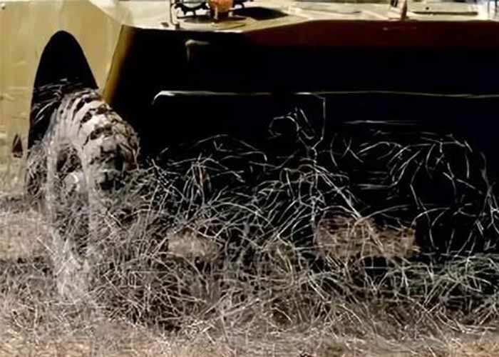 Warfare Anti Tank Barrier Wire Mesh Security Interception Track