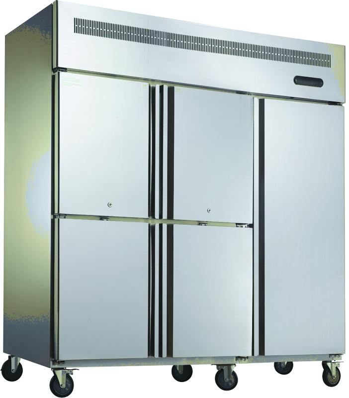 Commercial Upright Freezer , Kitchen Refrigerator Freezer CE CB